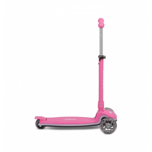 Kolobežka pre deti, 3 kolesová carbon - ružová