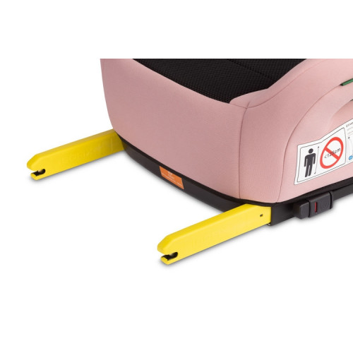 Autosedačka, podsedák s isofixom JAGUAR I-size, ružová (125-150)