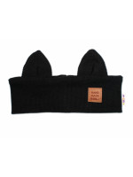 Čelenka Cat s úškami pre deti Hand Made - čierna, 4-8 rokov