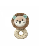 Plyšová hrkálka Levíček, 18 cm - béžová