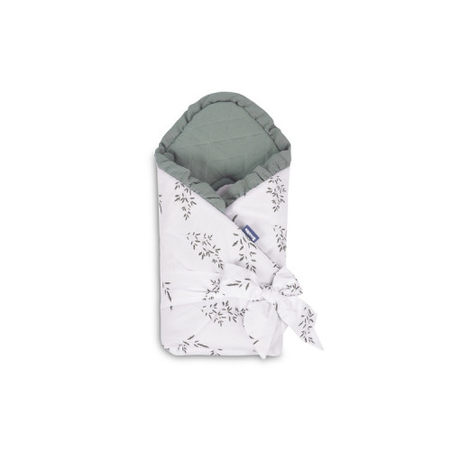 Zavinovačka pre bábätko, mušelín, bavlna Lúka, khaki, zelená