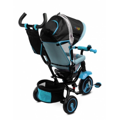 Detská trojkolka Timmy 3v1 s vodiacou tyčou, rastúca - modrá