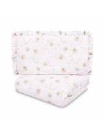 Obliečky do postieľky 135x100, 40x60cm, Púpava, béžové