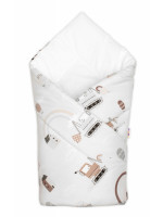 Dojčenská zavinovačka Klasik Malý staviteľ, šedá