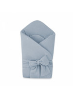 Elegantná mušelínová zavinovačka s viazaním Nature, 75x75 cm,  jeans