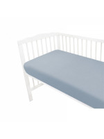 Mušelínové prestieradlo postieľky 60 x 120 NATURE double - jeans