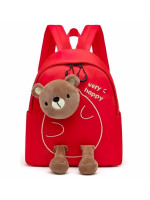 Detský batoh Medvedík červený