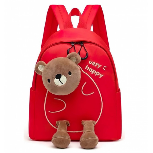 Detský batoh Medvedík červený