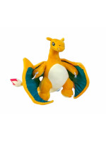 Plyšová hračka Pokémon Charizard s ohňom 23cm