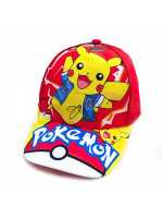 Detská šiltovka Pokémon Pikachu s potlačou M
