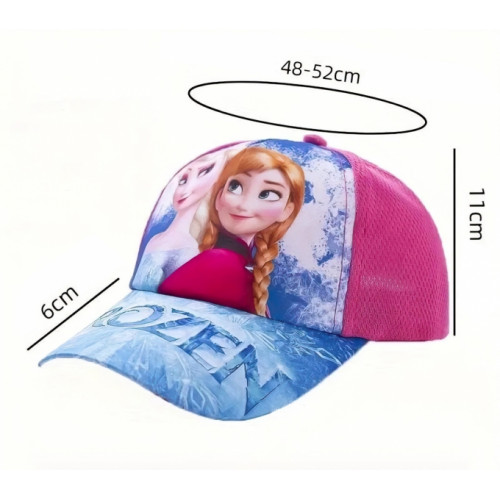 Detská šiltovka Frozen Elsa a Anna s potlačou M