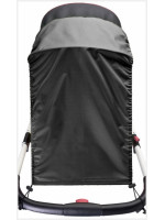 Slnečná strieška na kočík - čierna