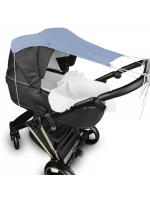 Mušelínová slnečná strieška na kočík NATURE - jeans