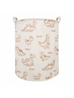 Kôš na hračky, skladací - Dino béžový