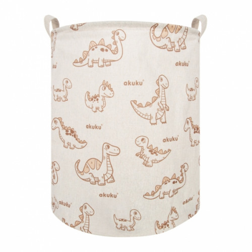 Kôš na hračky, skladací - Dino béžový