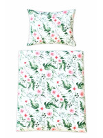 Obliečky do postieľky, 2D sada - Divoké ružičky, 135x100