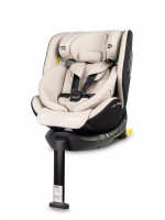 Autosedačka Lumi i-Size 40-150 cm, Isofix, 360 °, rastová, od 0m + do 12 rokov - béžová