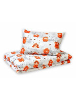 Detské obliečky, bavlna 2D 140x200/70x80 - Bizóny v šedej