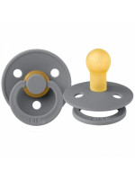 Kaučukový cumlík, BIBSKaučukový cumlík BIBS, 0-6 m, sivý