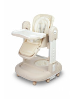 Detská multifunkčná stolička Sitron 3v1 – kŕmenie, hojdačka a chodítko - béžová