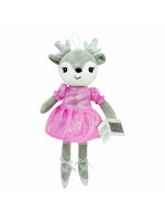 Handrová bábika, srnka Baletka, 35 cm - ružová
