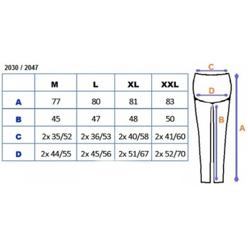 Be MaaMaa Tehotenské farebné legíny 3/4 dĺžky - tm. modrá, veľ. L