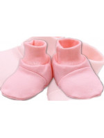 Topánočky / ponožtičky BAVLNA - sv. ružové