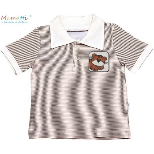 Polo tričko kr.rukáv Mamatti - Levík, vel. 68