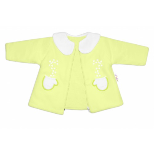 Kabátik, čiapočka a nohavice Baby Nellys ®- zelená, veľ. 68