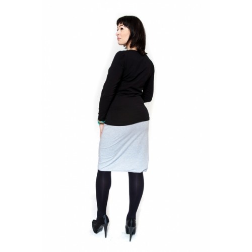 Tehotenská sukňa Be Maamaa - KALIA sv. šedá