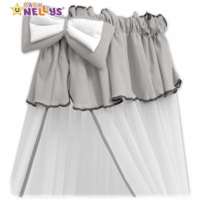 Baby Nellys Nebesá šifón - sivé