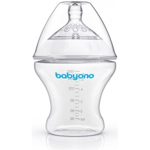 BabyOno Antikoliková fľaša Natural - 180 ml