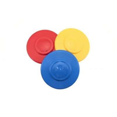 Teddies Lietajúci tanier plast priemer 23cm asst 3 farby 12m +