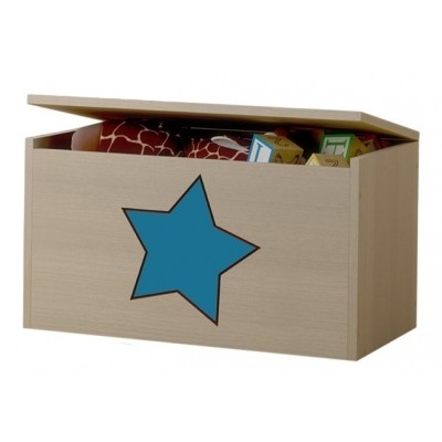 BabyBoo Box na hračky, truhlička Hviezda modrá ku kolekcii Žirafka
