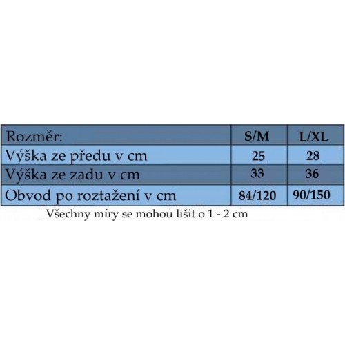 Be MaaMaa Těhotenský pás - červený, veľ. S/M