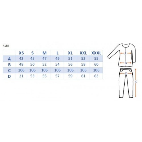 Be MaaMaa Tehotenské, dojčiace pyžamo, 3/4 rukáv - šedá/jeans, vel´. XXXL