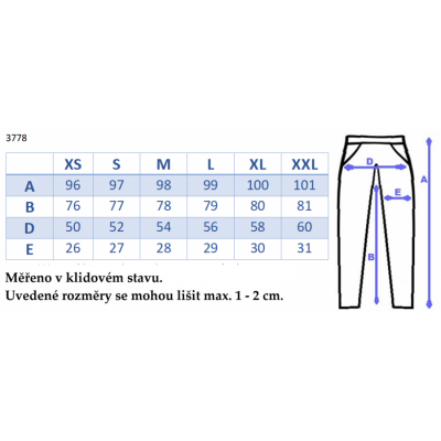 Be MaaMaa Moderné tehotenské tepláky s odnímateľným pásom - čierne, vel´. L