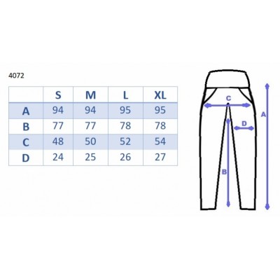 Be MaaMaa Tehotenské nohavice s elastickým pásom, s vreckami - šedý melír, vel´. L