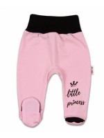 Baby Nellys Dojčenské polodupačky, ružové, veľ. 74 - Little Princess