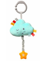 Plyšový mráčik s hracím strojčekom Lullaby Cold - modrý